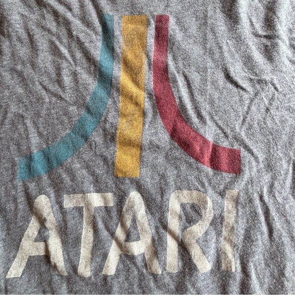 Junkfood S Atari Retro grey graphic T-shirt - Picture 9 of 10